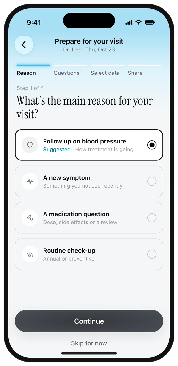 Guided builder direction, step 1